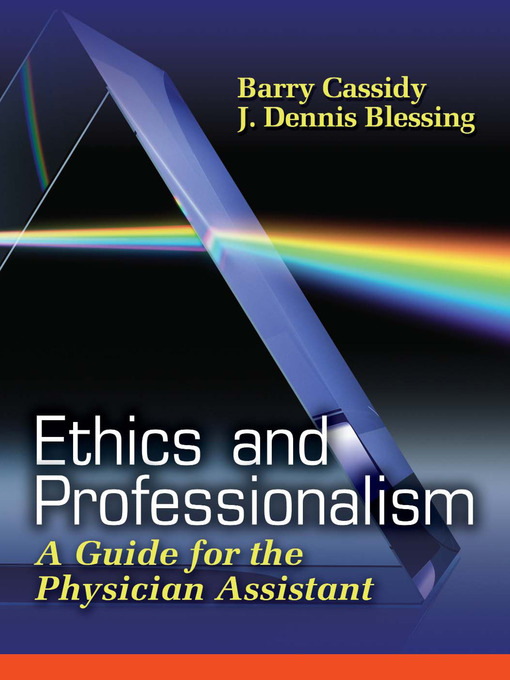 Title details for Ethics and Professionalism by Barry Cassidy - Available
